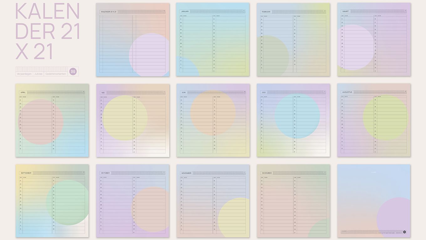 buro-nellie kalender21x21